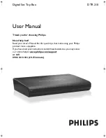 Preview for 1 page of Philips DTR 210 User Manual