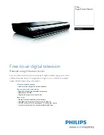 Preview for 1 page of Philips DTR230 - Brochure