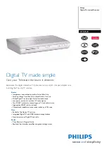 Philips DTR2520 Specifications preview