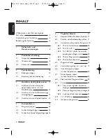 Предварительный просмотр 4 страницы Philips DTR300/00 User Manual