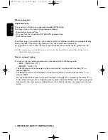 Предварительный просмотр 6 страницы Philips DTR320 User Manual