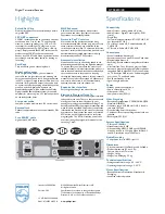 Preview for 2 page of Philips DTR4610/28 Specifications