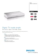 Philips DTRID200 Brochure preview