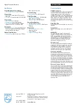 Preview for 2 page of Philips DTRSA200 Specifications