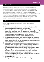 Preview for 43 page of Philips Duometricks straight HP4645/01 Instructions For Use Manual