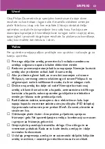 Preview for 63 page of Philips Duometricks straight HP4645/01 Instructions For Use Manual