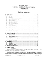 Preview for 1 page of Philips DuraWatt DSATX 220 User Manual