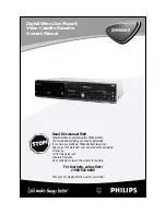 Philips DV900VHS Owner'S Manual preview