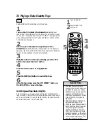 Предварительный просмотр 32 страницы Philips DV900VHS Owner'S Manual