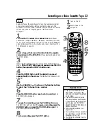 Предварительный просмотр 33 страницы Philips DV900VHS Owner'S Manual