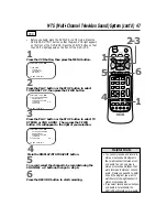 Предварительный просмотр 47 страницы Philips DV900VHS Owner'S Manual