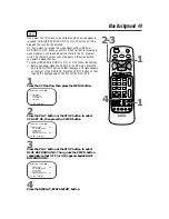 Предварительный просмотр 49 страницы Philips DV900VHS Owner'S Manual