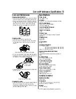 Предварительный просмотр 75 страницы Philips DV900VHS Owner'S Manual