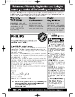 Preview for 2 page of Philips DV910VHS Owner'S Manual