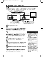 Preview for 40 page of Philips DV910VHS Owner'S Manual