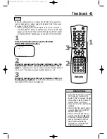 Preview for 43 page of Philips DV910VHS Owner'S Manual