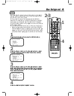 Preview for 49 page of Philips DV910VHS Owner'S Manual