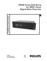 Philips DVAA Series Installation Instructions Manual preview