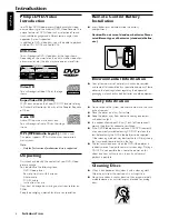 Предварительный просмотр 6 страницы Philips DVD-612 User Manual