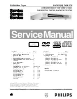 Philips DVD 691 Service Manual предпросмотр