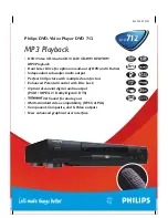 Philips DVD-712 Specifications preview