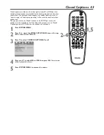 Preview for 43 page of Philips DVD 726 Owner'S Manual