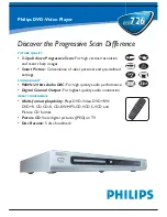 Philips DVD 726 Specifications preview