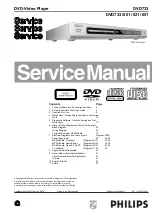 Philips Dvd 733 Service Manual preview