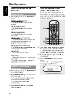 Preview for 26 page of Philips DVD HOME THEATER SYSTEM CLASS D AMPLIFIER MX3910D-17B User Manual