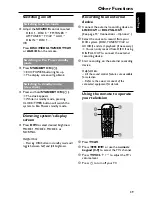 Preview for 41 page of Philips DVD HOME THEATER SYSTEM CLASS D AMPLIFIER MX3910D-17B User Manual