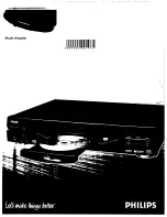 Philips DVD Player User Manual preview