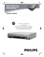 Preview for 1 page of Philips DVD RECEIVER MX5100VR-37X - Owner'S Manual