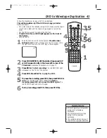 Preview for 41 page of Philips DVD RECEIVER MX5100VR-37X - Owner'S Manual