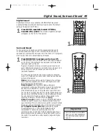 Preview for 49 page of Philips DVD RECEIVER MX5100VR-37X - Owner'S Manual