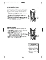 Preview for 54 page of Philips DVD RECEIVER MX5100VR-37X - Owner'S Manual