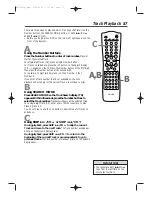 Preview for 57 page of Philips DVD RECEIVER MX5100VR-37X - Owner'S Manual