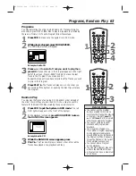 Preview for 63 page of Philips DVD RECEIVER MX5100VR-37X - Owner'S Manual