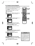 Preview for 64 page of Philips DVD RECEIVER MX5100VR-37X - Owner'S Manual