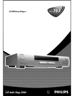 Philips DVD VIDEO PLAYER W-MP3 PLAYBACK DVD703AT User Manual preview