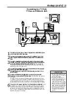 Предварительный просмотр 11 страницы Philips DVD VIDEO RECORDER DVDR985A99 Owner'S Manual