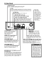 Предварительный просмотр 24 страницы Philips DVD VIDEO RECORDER DVDR985A99 Owner'S Manual