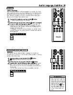 Предварительный просмотр 29 страницы Philips DVD VIDEO RECORDER DVDR985A99 Owner'S Manual