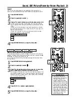 Предварительный просмотр 31 страницы Philips DVD VIDEO RECORDER DVDR985A99 Owner'S Manual