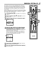 Предварительный просмотр 37 страницы Philips DVD VIDEO RECORDER DVDR985A99 Owner'S Manual