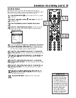 Предварительный просмотр 39 страницы Philips DVD VIDEO RECORDER DVDR985A99 Owner'S Manual