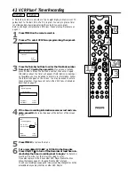 Предварительный просмотр 42 страницы Philips DVD VIDEO RECORDER DVDR985A99 Owner'S Manual