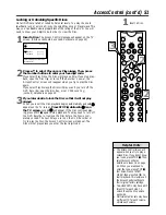 Предварительный просмотр 51 страницы Philips DVD VIDEO RECORDER DVDR985A99 Owner'S Manual