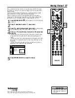 Предварительный просмотр 57 страницы Philips DVD VIDEO RECORDER DVDR985A99 Owner'S Manual