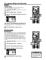 Предварительный просмотр 58 страницы Philips DVD VIDEO RECORDER DVDR985A99 Owner'S Manual