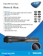 Philips DVD623AT Specifications preview